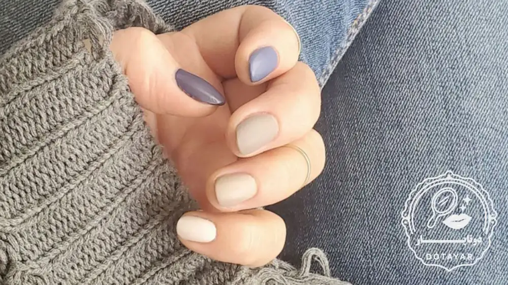 طرح ناخن ساده برای محل کار