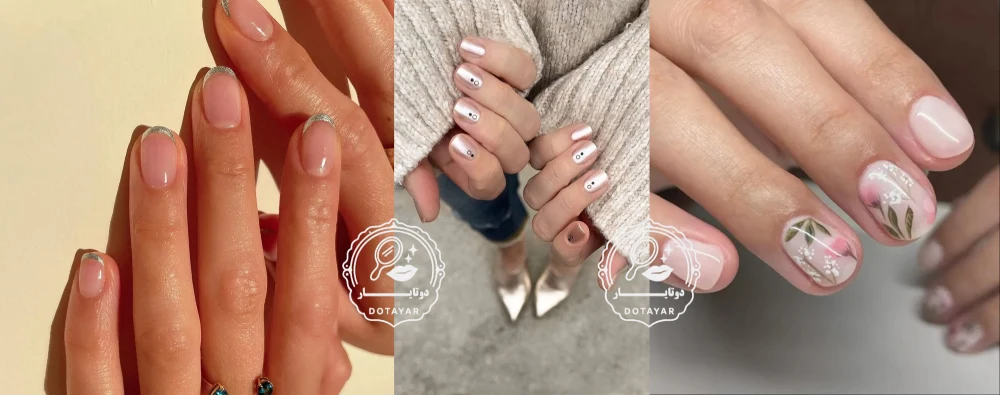 طرح ناخن ساده برای محل کار